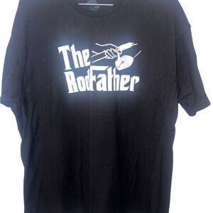 The RodFather Black Graphic T-Shirt